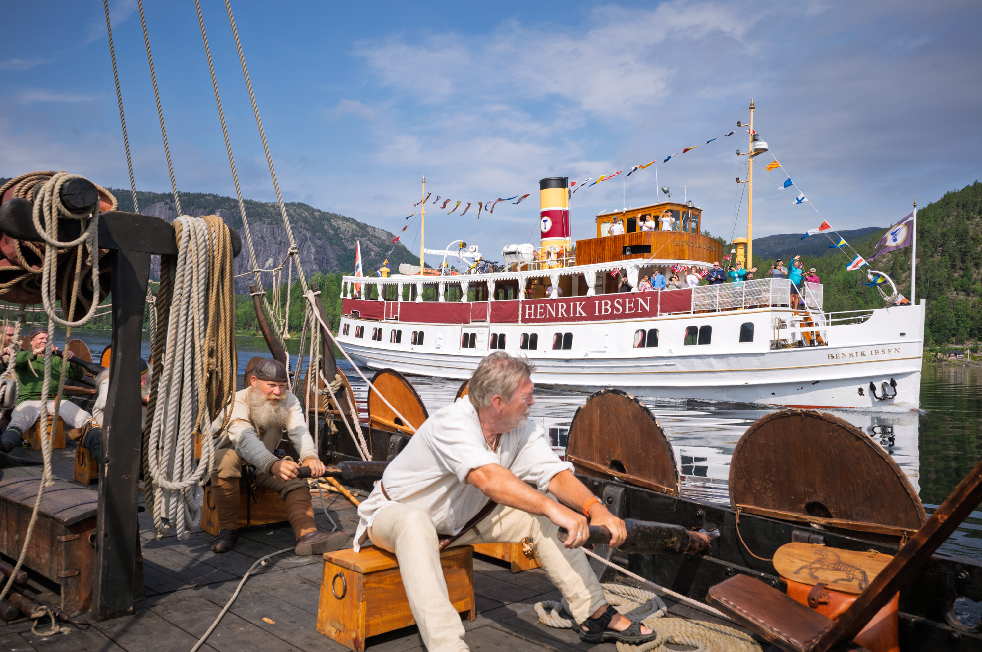  Telemarkskanalen - Flåvatn, retning Fjågesund 