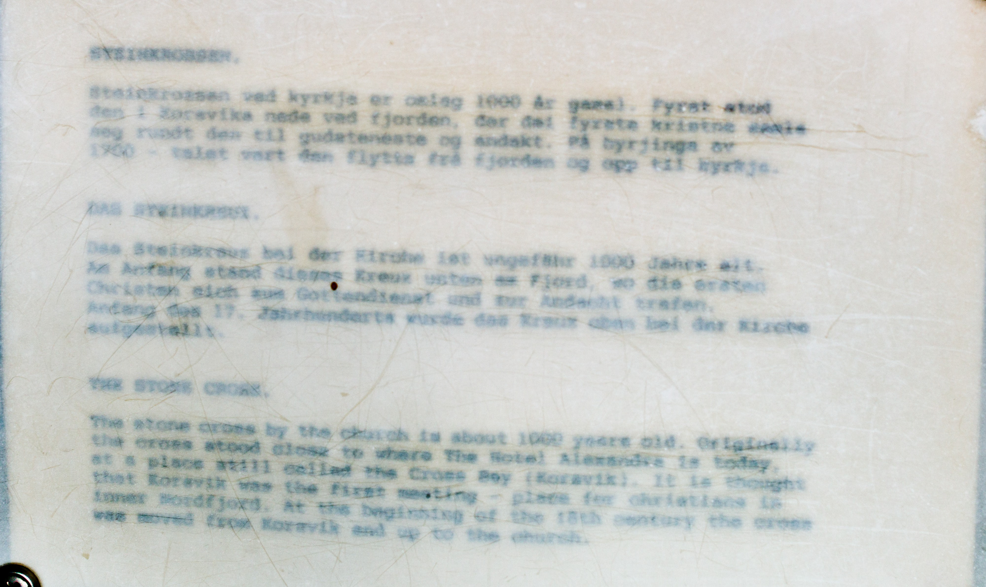 Norsk tittel / English title